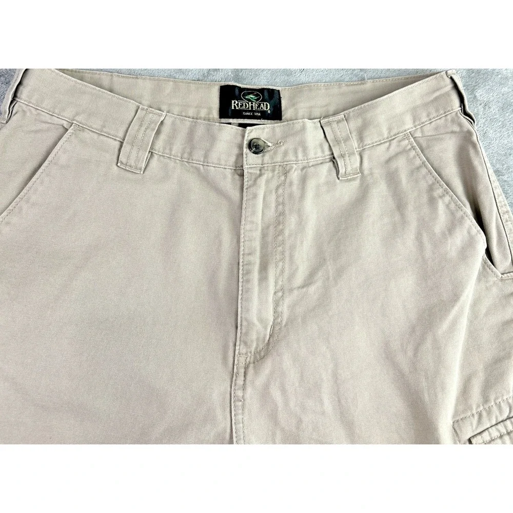 Red Head Brand Co Men's 32 X 8 Tan Cargo Shorts‎ Hunting Hiking Utility Outdoor